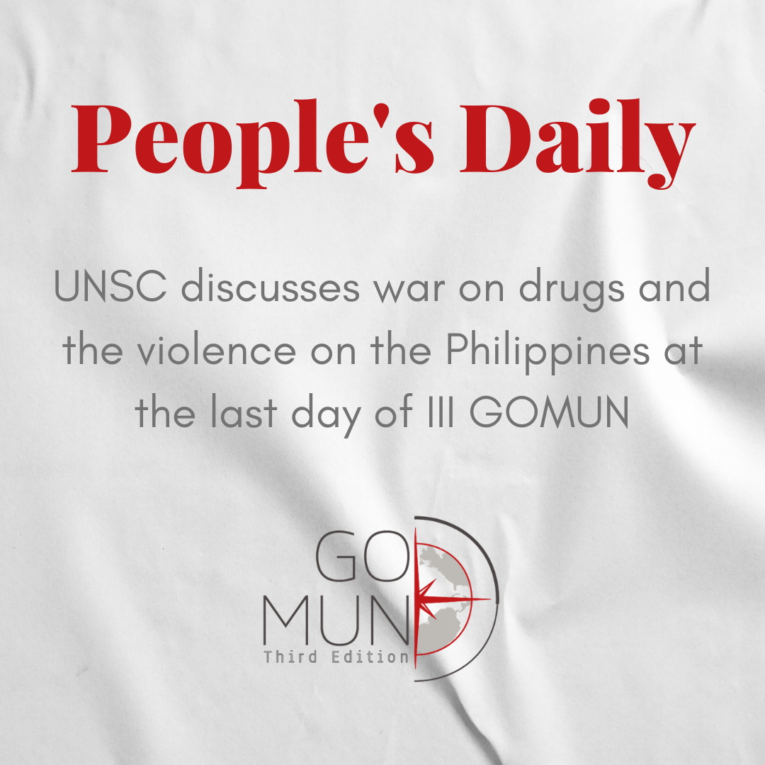 [PD] UNSC discusses war on drugs and the violence on the Philippines at the last day of III GOMUN