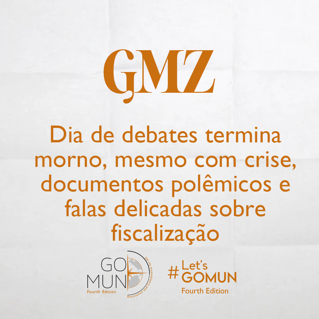 [GMZ] Dia de debates termina morno, mesmo com crise, documentos polêmicos e falas delicadas sobre fiscalização